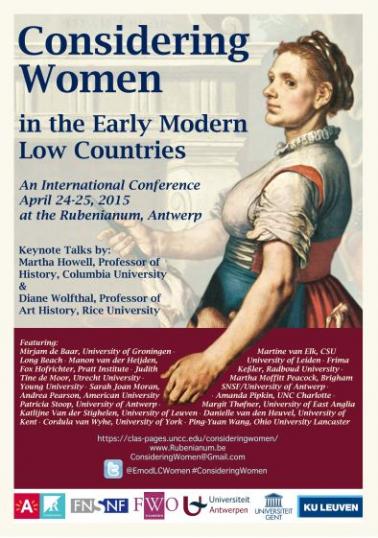 Symposium Considering Women in the early Modern Low Countries