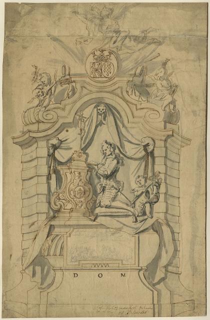 Design for the tomb of Charles Florentine of Salm-Salm, Count of the Rhine