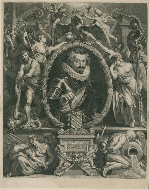 Portret van Karel Bonaventura van Longueval, graaf van Bucquoy
