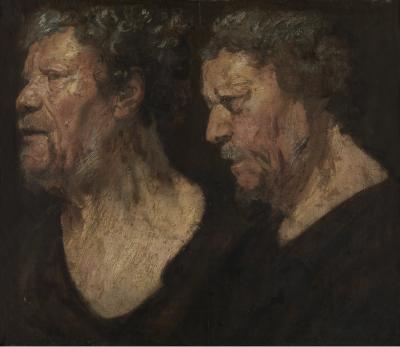 Jacob Jordaens I, Studies van de kop van Abraham Grapheus, Museum voor Schone Kunsten, Gent