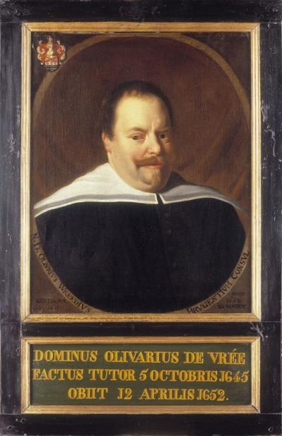 Portret van Olivarius de Wree (°1596 - +1652)