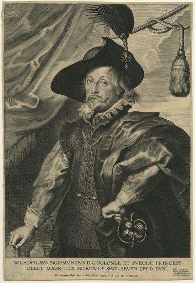 Portret van Wladislaus Wasa IV, prins van Polen en Zweden