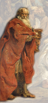 Aanbidding door de Koningen (detail), Peter Paul Rubens, KMSKA, CC0