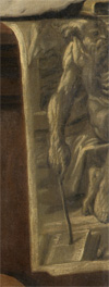 Jacob I van Oost, Het schildersatelier, 1666, Groeningemuseum Brugge, inv. 0000.GR00188.II, detail