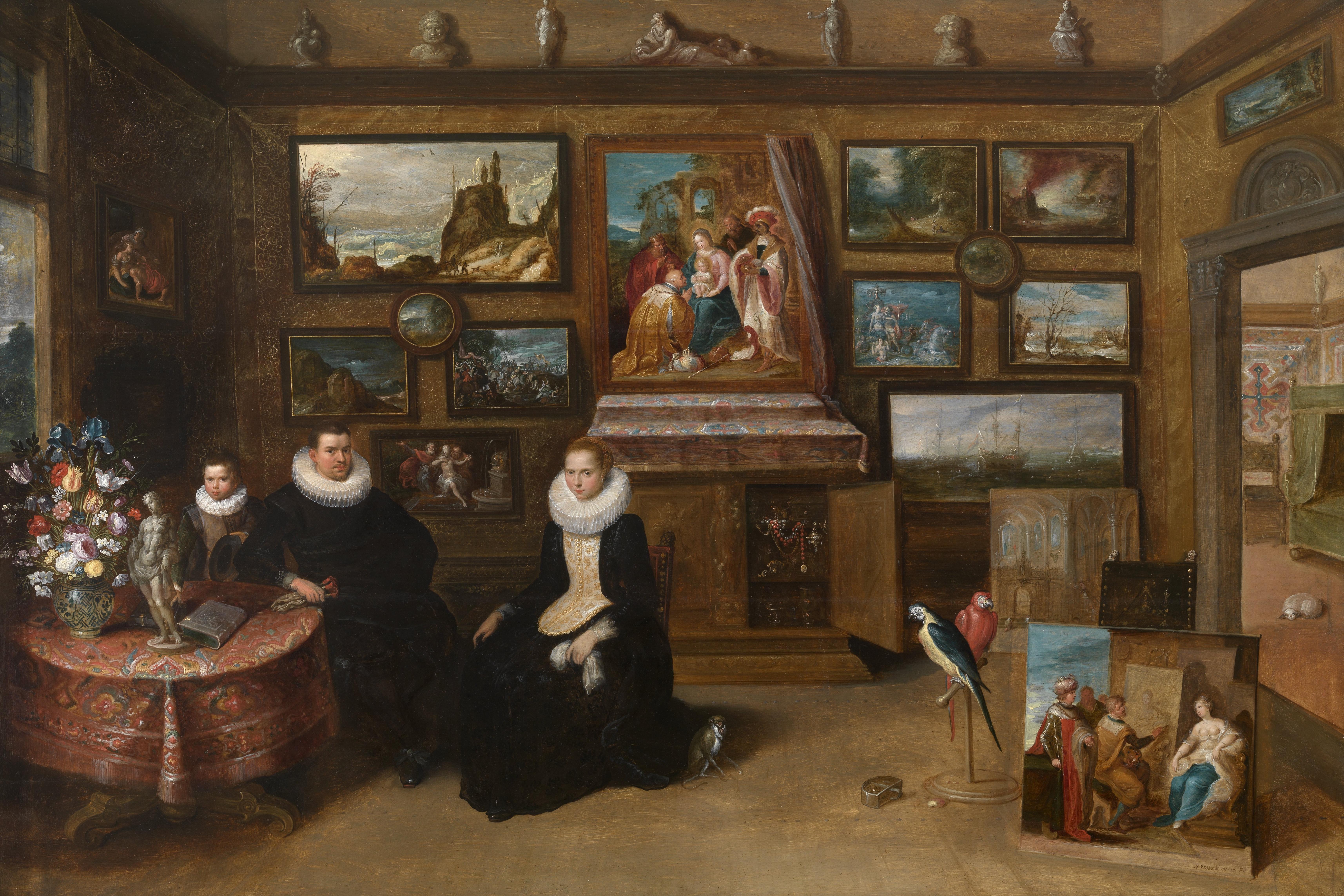 Frans Francken II, The Collection of paintings "of Sebastiaan Leerse", Royal Museum of Fine Arts, Antwerp.
