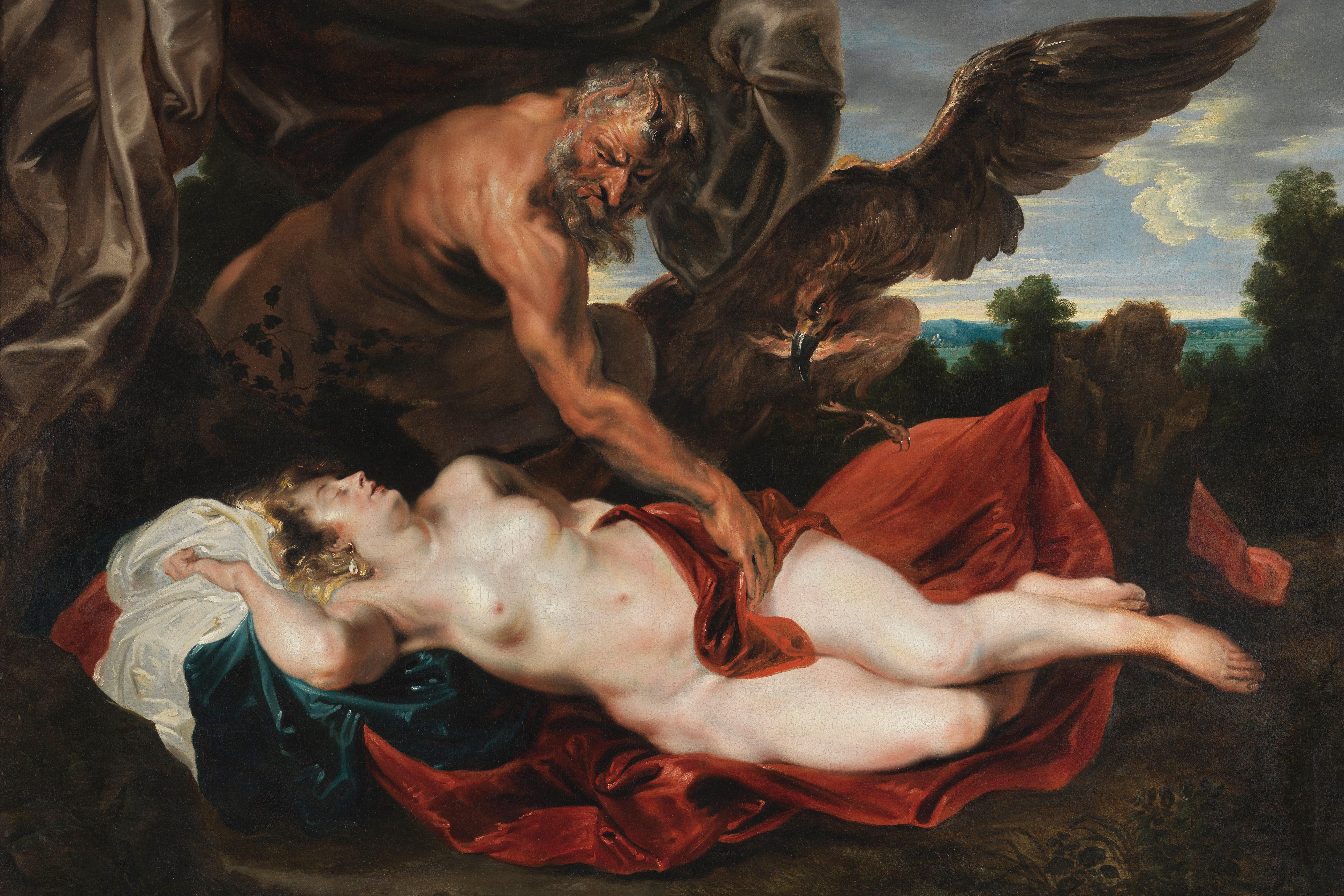 Anthony van Dyck, Jupiter and Antiope, Museum of Fine Arts, Ghent.