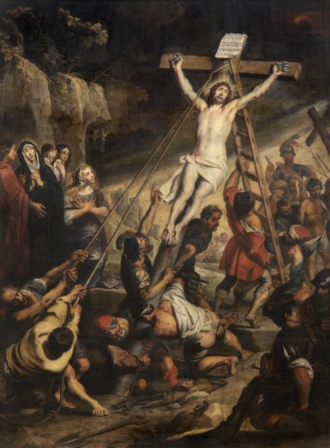 The raising of the cross