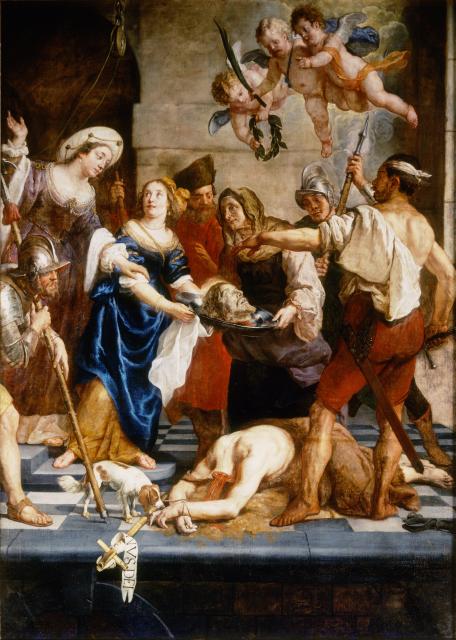 The beheading of Saint John Baptist