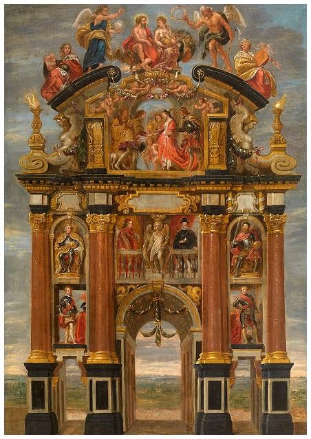 Triumphal Arch of Philip IV of Spain, front