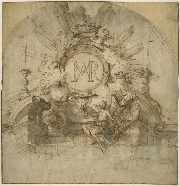 Design for the canopy of an altar to Our Lady