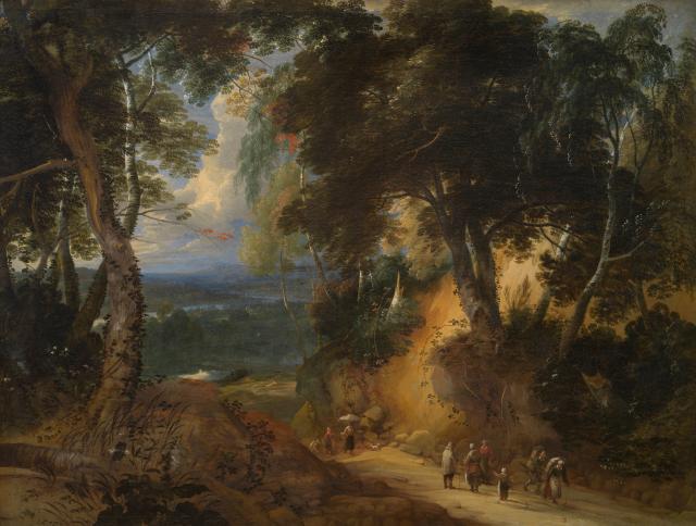  The Sonian Forest with Market Vendors