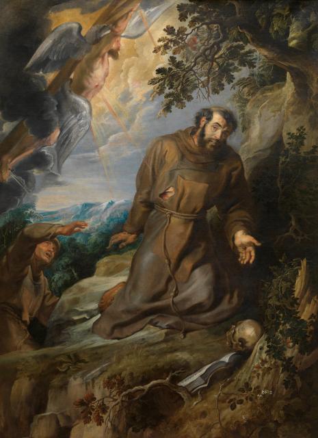 Franciscus van Assisi ontvangt de stigmata