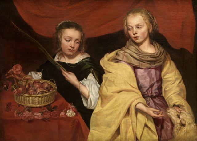 Saint Agnes and Saint Dorothea