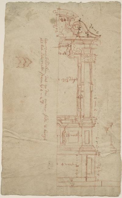 Design for the altar of the Chapel of the Resurrection in St James' Church