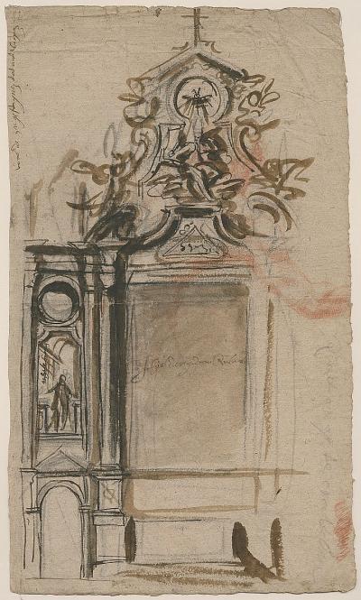 Design for the high altar in St Augustine's Church in Antwerp
