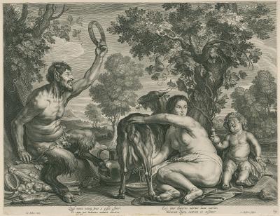 Jupiter fed by the goat Almathea