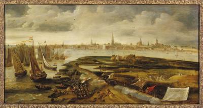 The battle at the Blokkersdijk 1605