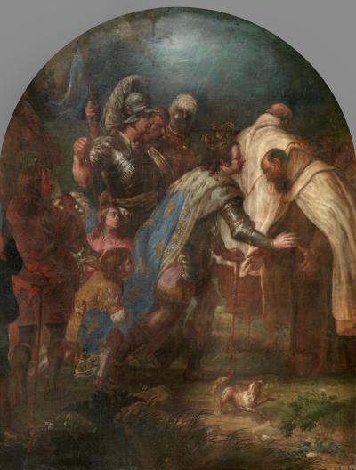 Saint Louis IX, King of France, Receives Pierre de Corbie